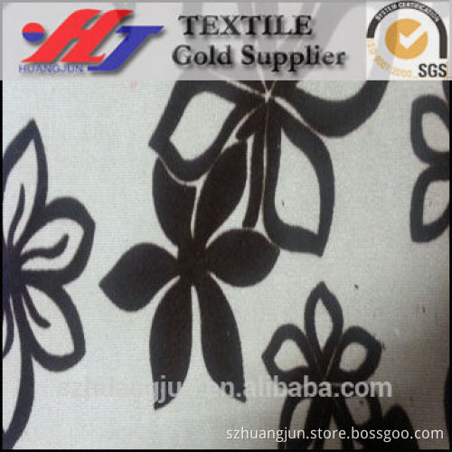 floral flock fabric for furniture